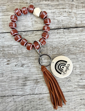 Load image into Gallery viewer, Football Wristlet