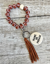 Load image into Gallery viewer, Football Wristlet