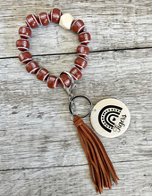 Load image into Gallery viewer, Football Wristlet