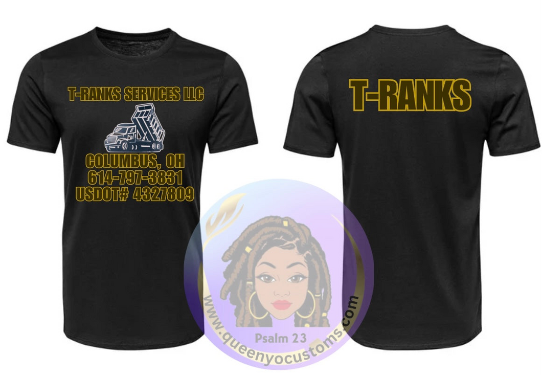 Custom T-RANKS LLC Comfortable Cotton T-shirt