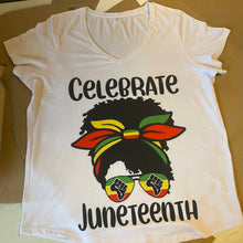 Load image into Gallery viewer, Juneteenth Exclusive Custom TShirt
